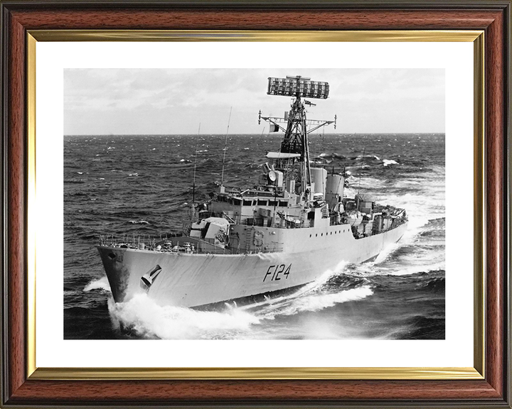 HMS Zulu (F124) Photo Print - At Sea Sept 1965 - Royal Navy Tribal Class Frigate Posters, Prints, & Visual Artwork Hampshire Prints 10 x 8 Classic Frame Yes