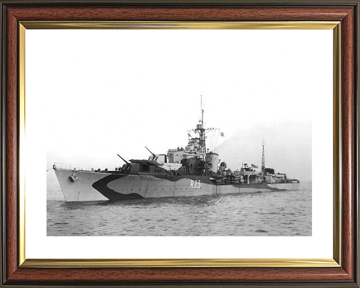 HMS Teazer R23 (F23) | Photo Print | Framed Print | T Class | Destroyer | Royal Navy Hampshire Prints