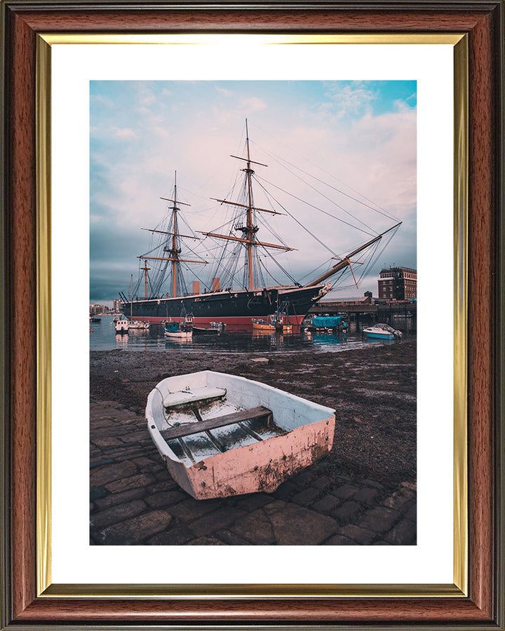 HMS Warrior 1860 | Photo Print | Framed Print | Poster | Steam-powered Armoured Frigate | Royal Navy Hampshire Prints