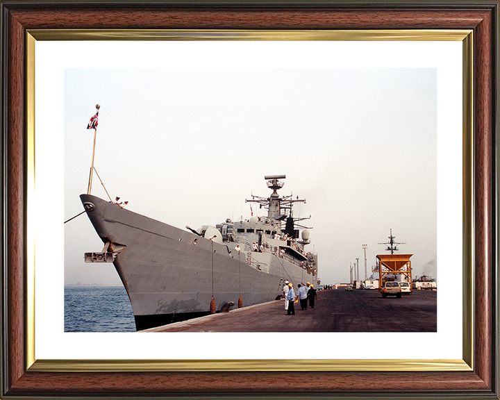 HMS Chatham F87 in Bahrain | Photo Print | Framed Print | Poster | Type 22 | Frigate | Royal Navy Hampshire Prints