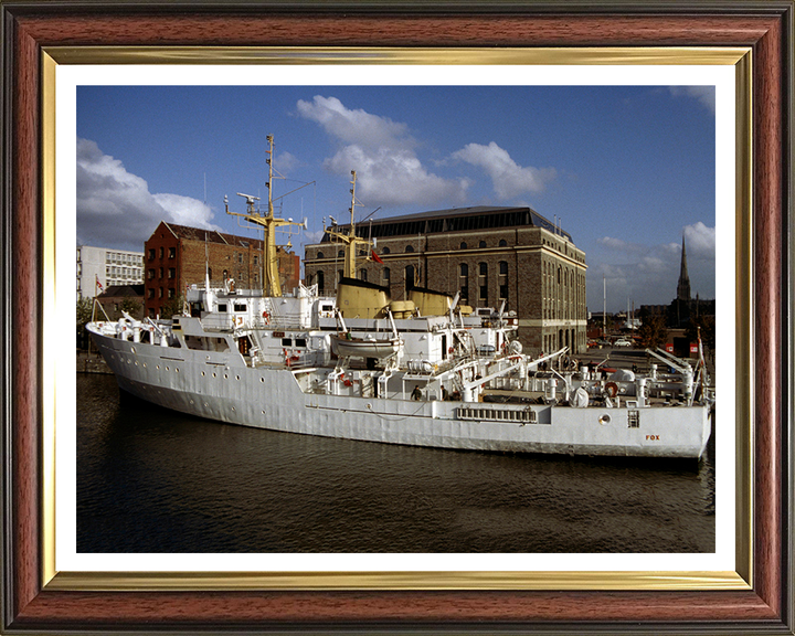 HMS Fox A320 Royal Navy Bulldog class ship Photo Print or Framed Print - Hampshire Prints