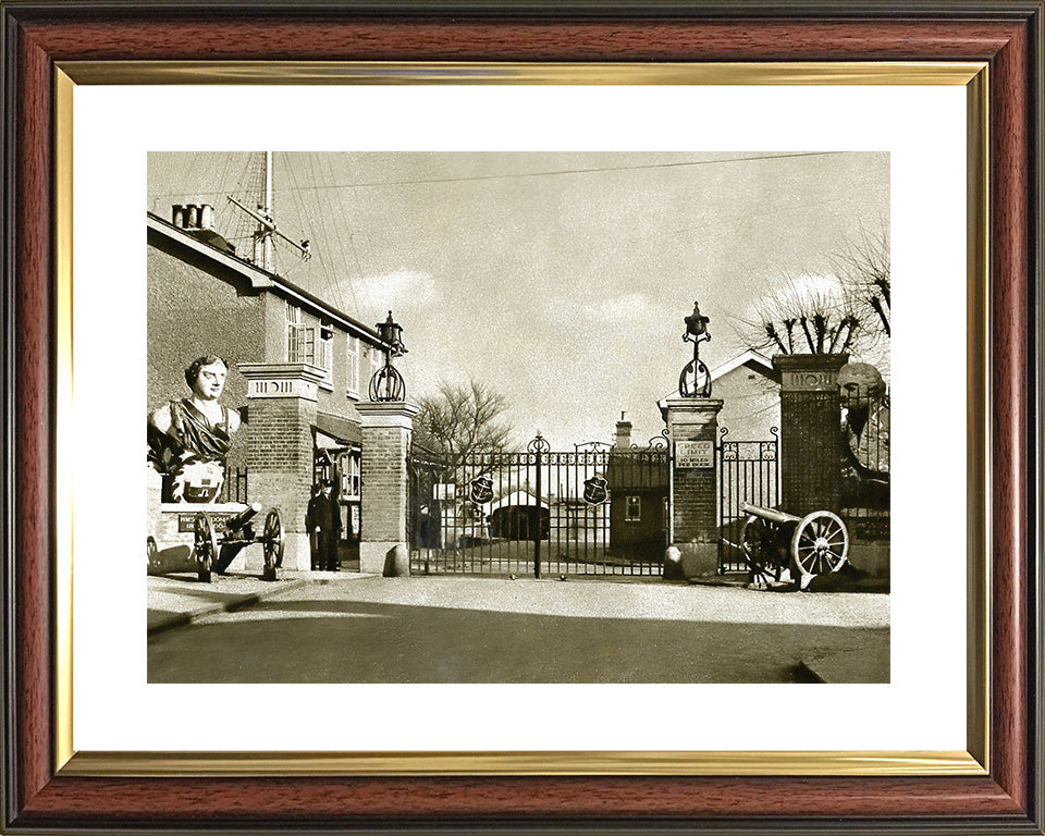 HMS Ganges Main Gate Photo Print or Framed Photo Print - Hampshire Prints