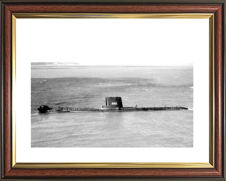 HMS Alderney S66 (P416) Royal Navy Amphion class submarine Photo Print or Framed Print - Hampshire Prints