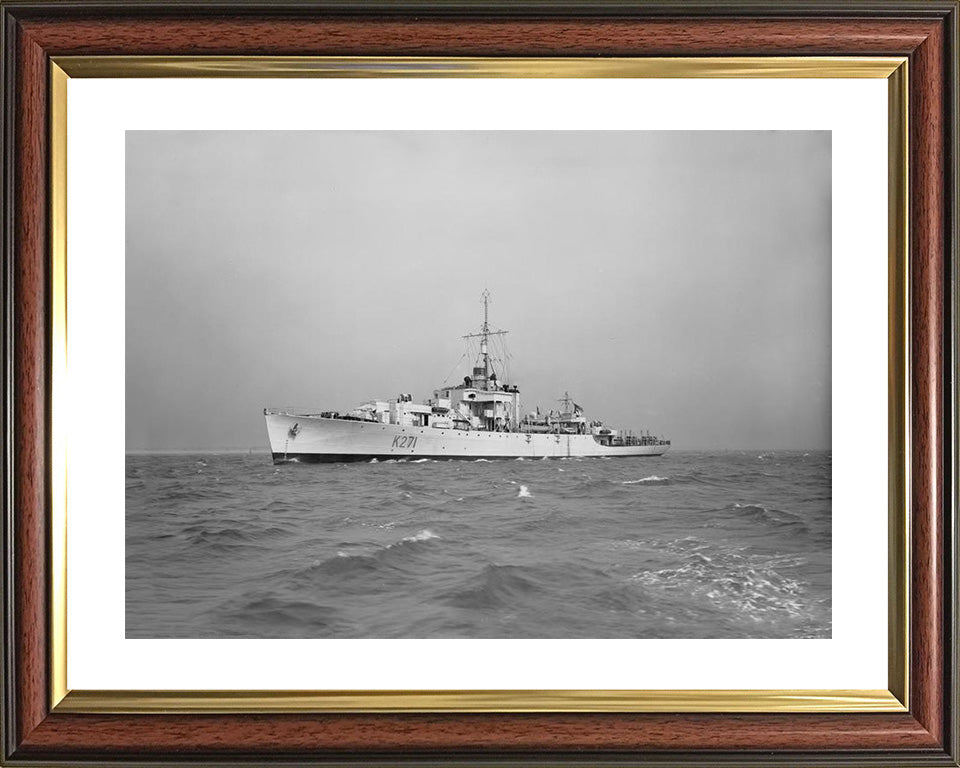 HMS Plym K271 Royal Navy River class frigate Photo Print or Framed Photo Print - Hampshire Prints