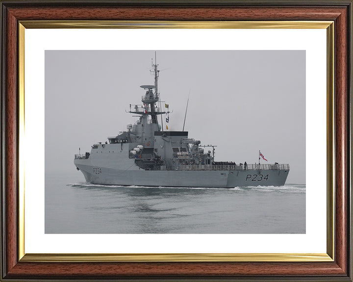 HMS Spey P234 Royal Navy River class patrol vessel Photo Print or Framed Print - Hampshire Prints