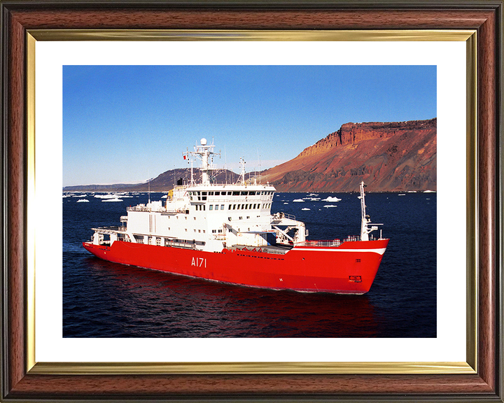 HMS Endurance (A171) Photo Print - Gustav Channel 2002  - Royal Navy Ice Breaker Patrol Ship