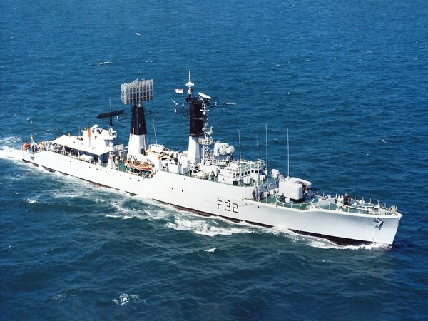 HMS Salisbury F32 Salisbury Class Frigate