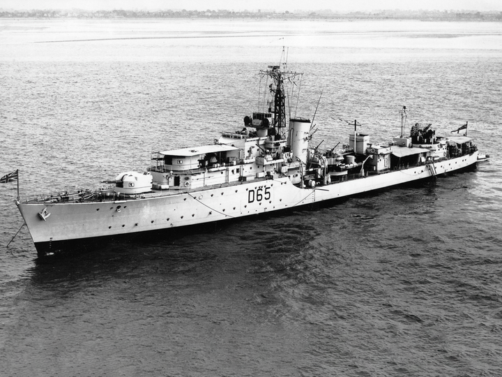 HMS St James D65 Battle Class Destroyer 1946 Photo Print - Posters, Prints, & Visual Artwork - by Hampshire Prints (image 1 of 9)