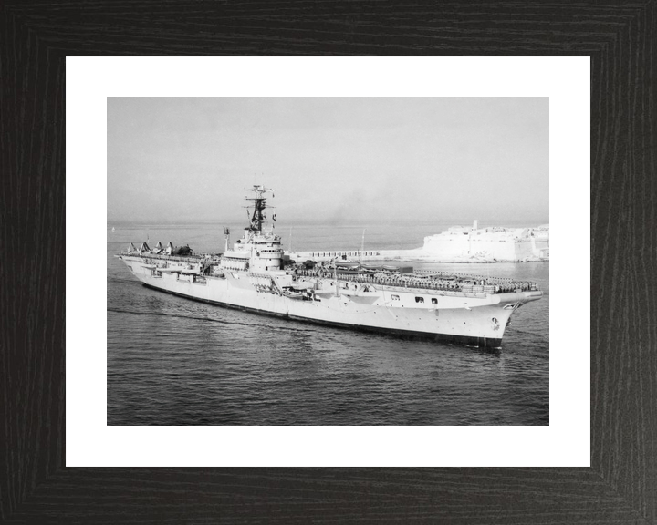 HMS Theseus R64 Colossus Class Aircraft Carrier Valletta Malta Photo Print - Posters, Prints, & Visual Artwork - by Hampshire Prints (image 2 of 9)