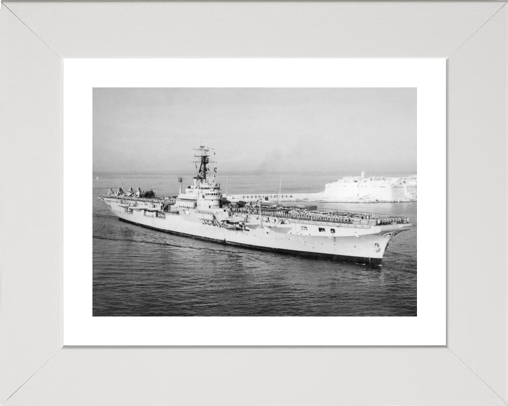 HMS Theseus R64 Colossus Class Aircraft Carrier Valletta Malta Photo Print - Posters, Prints, & Visual Artwork - by Hampshire Prints (image 4 of 9)
