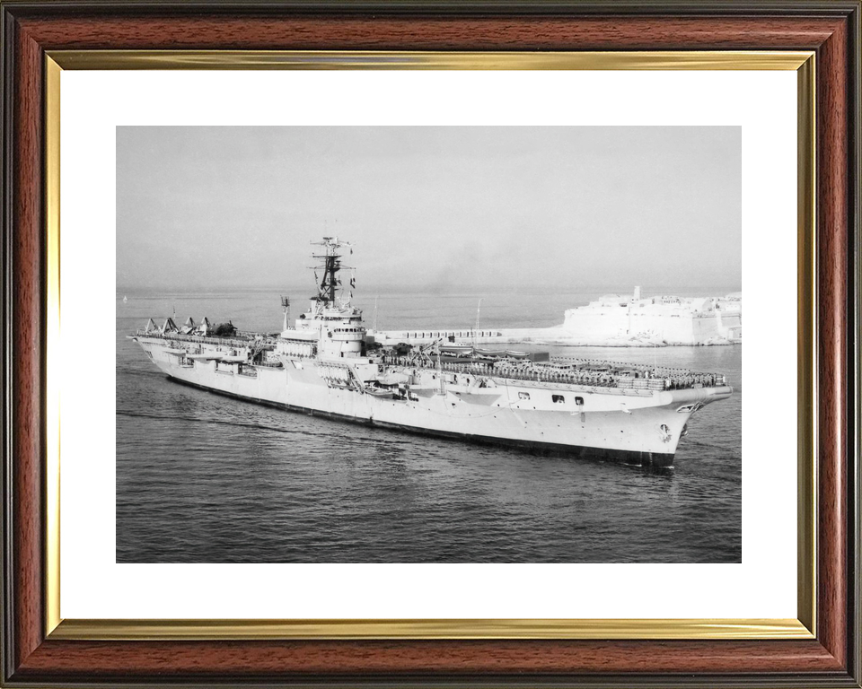 HMS Theseus R64 Colossus Class Aircraft Carrier Valletta Malta Photo Print - Posters, Prints, & Visual Artwork - by Hampshire Prints (image 8 of 9)