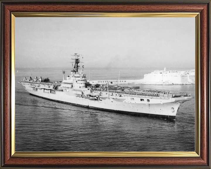 HMS Theseus R64 Colossus Class Aircraft Carrier Valletta Malta Photo Print - Posters, Prints, & Visual Artwork - by Hampshire Prints (image 9 of 9)