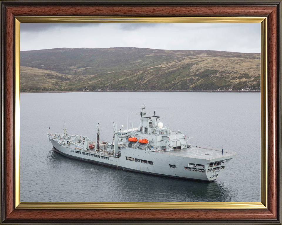 RFA Wave Knight A389 Wave Class Tanker April 2017 Portland Return