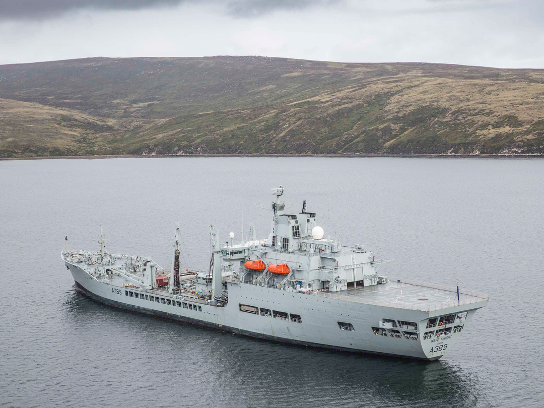 RFA Wave Knight A389 Wave Class Tanker April 2017 Portland Return Photo Print - Posters, Prints, & Visual Artwork - by Hampshire Prints (image 1 of 9)