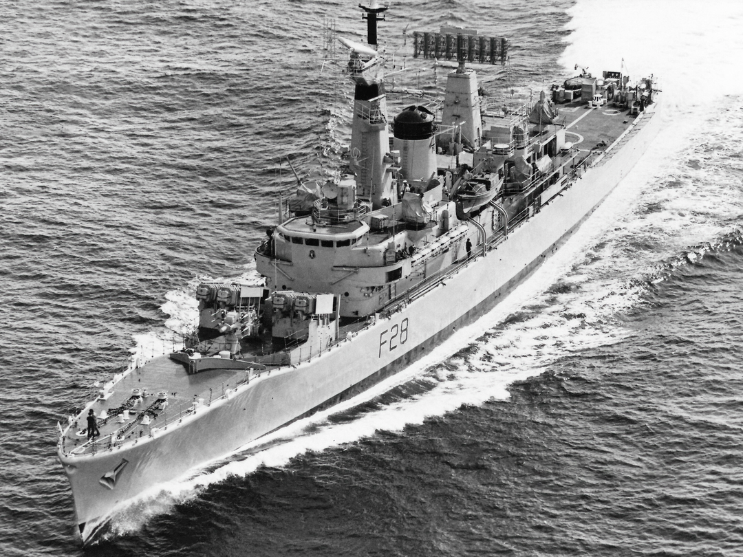 HMS Cleopatra (F28) Royal Navy Leander Class Frigate High Port Bow View Photo Print Wall Art Decor Posters, Prints, & Visual Artwork Hampshire Prints 6 x 4 No Frame No