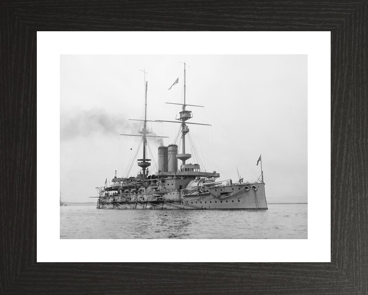 HMS Goliath (1898) Royal Navy Canopus Class Battleship Starboard View Photo Print Wall Art Decor - Posters, Prints, & Visual Artwork - by Hampshire Prints (image 2 of 9)