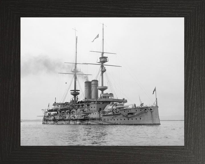 HMS Goliath (1898) Royal Navy Canopus Class Battleship Starboard View Photo Print Wall Art Decor - Posters, Prints, & Visual Artwork - by Hampshire Prints (image 3 of 9)