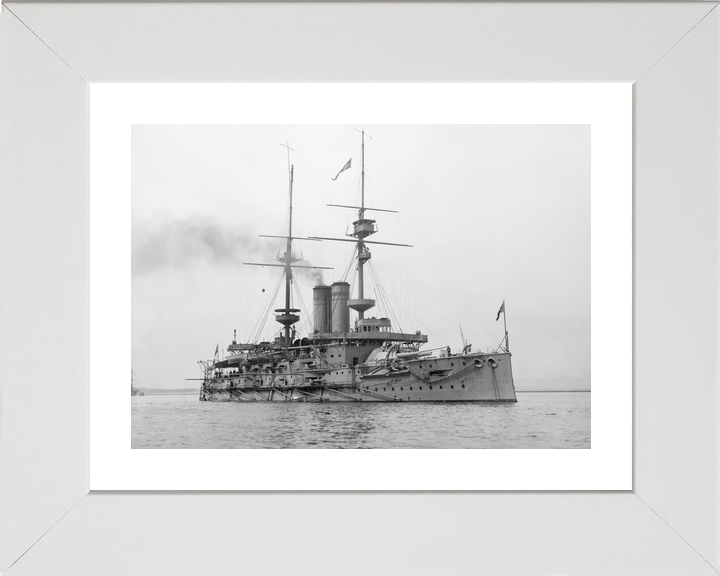 HMS Goliath (1898) Royal Navy Canopus Class Battleship Starboard View Photo Print Wall Art Decor - Posters, Prints, & Visual Artwork - by Hampshire Prints (image 4 of 9)