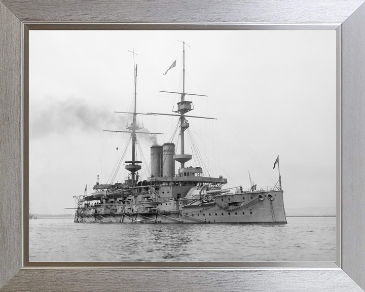 HMS Goliath (1898) Royal Navy Canopus Class Battleship Starboard View Photo Print Wall Art Decor - Posters, Prints, & Visual Artwork - by Hampshire Prints (image 7 of 9)