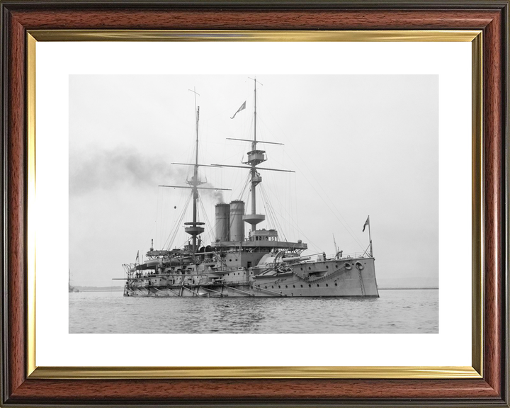 HMS Goliath (1898) Royal Navy Canopus Class Battleship Starboard View Photo Print Wall Art Decor - Posters, Prints, & Visual Artwork - by Hampshire Prints (image 8 of 9)
