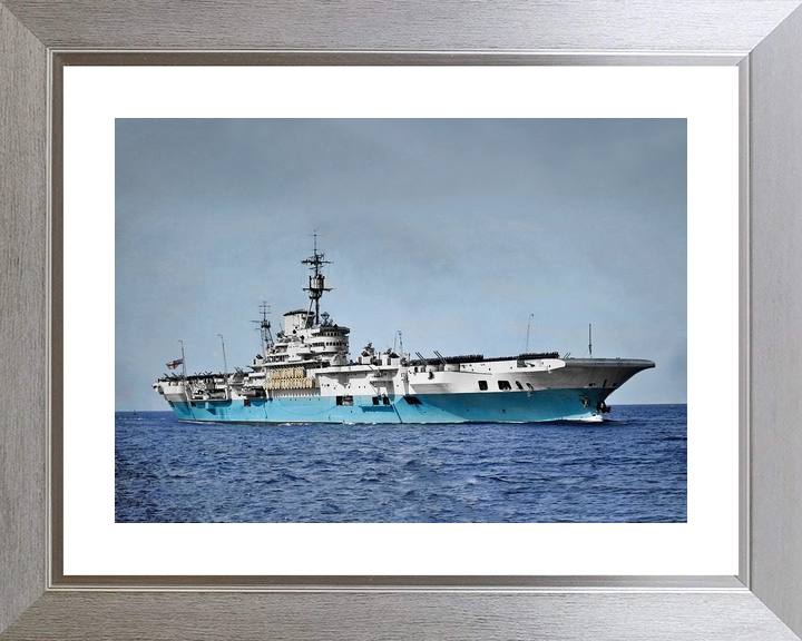 HMS Implacable (R86) Royal Navy Implacable Class Aircraft Carrier Starboard View Photo Print Wall Art Decor - Posters, Prints, & Visual Artwork - by Hampshire Prints (image 6 of 9)