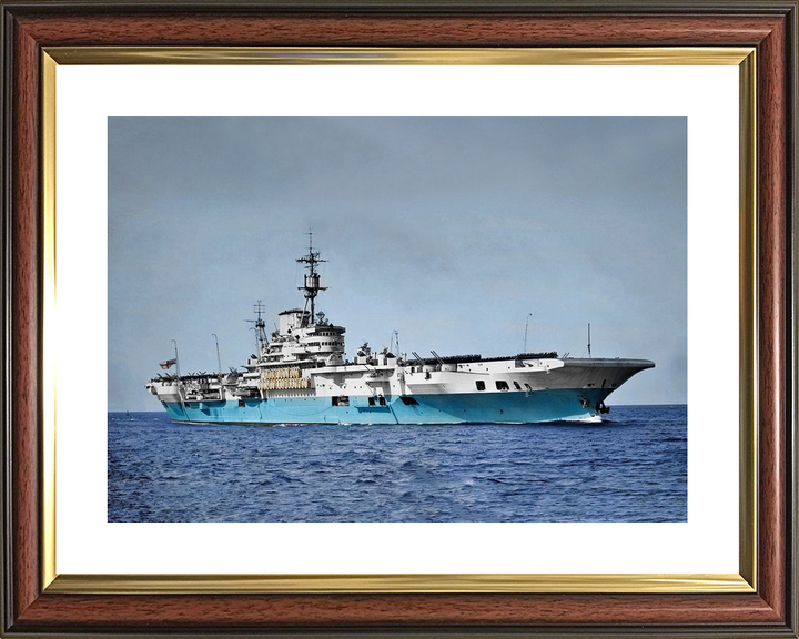 HMS Implacable (R86) Royal Navy Implacable Class Aircraft Carrier Starboard View Photo Print Wall Art Decor - Posters, Prints, & Visual Artwork - by Hampshire Prints (image 8 of 9)