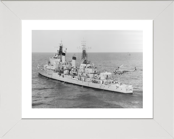HMS Lion C34 Tiger Class Light Cruiser Port Quarter View Photo Print - Posters, Prints, & Visual Artwork - by Hampshire Prints (image 4 of 9)