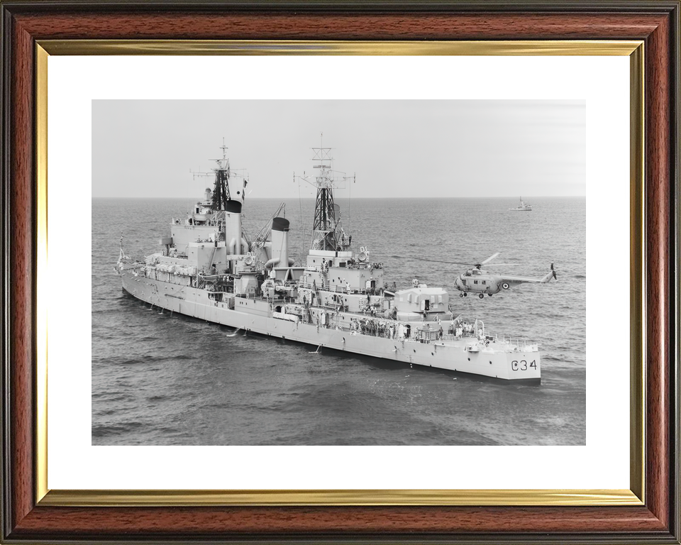 HMS Lion C34 Tiger Class Light Cruiser Port Quarter View Photo Print - Posters, Prints, & Visual Artwork - by Hampshire Prints (image 8 of 9)