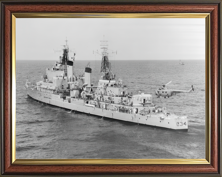 HMS Lion C34 Tiger Class Light Cruiser Port Quarter View Photo Print - Posters, Prints, & Visual Artwork - by Hampshire Prints (image 9 of 9)