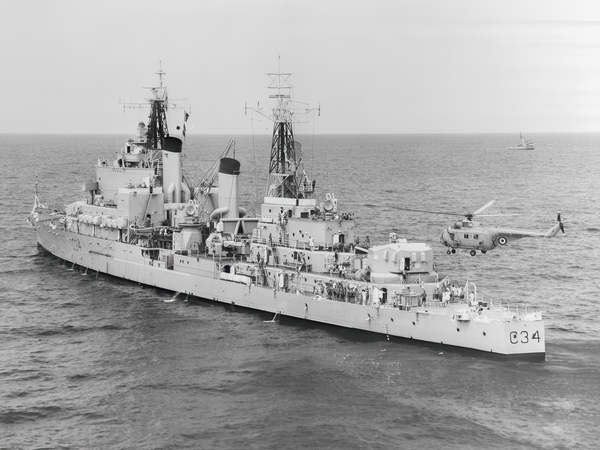 HMS Lion C34 Tiger Class Light Cruiser Port Quarter View