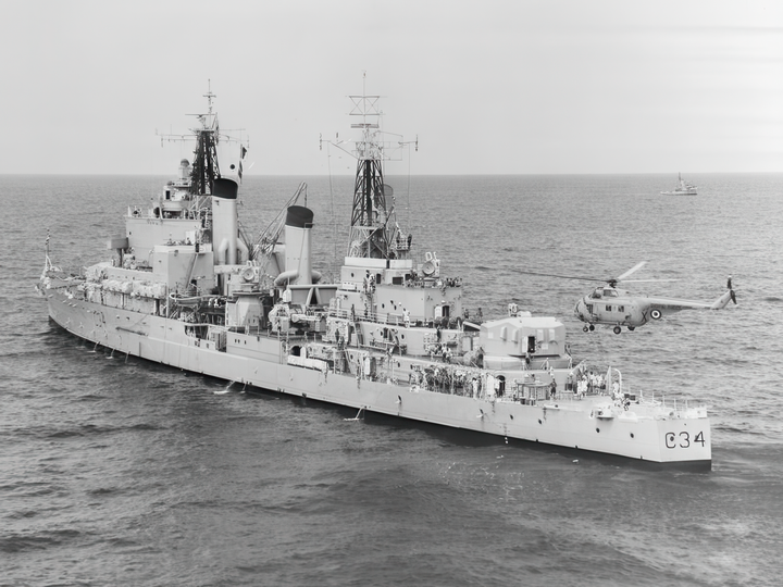 HMS Lion C34 Tiger Class Light Cruiser Port Quarter View Photo Print - Posters, Prints, & Visual Artwork - by Hampshire Prints (image 1 of 9)