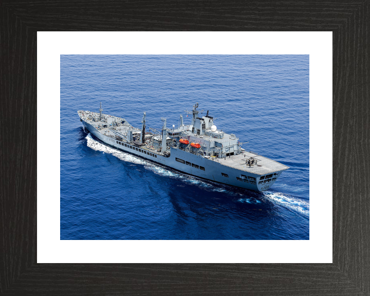 RFA Wave Knight A389 Wave Class Tanker August 2021 Haiti Black Hawk Flight Deck