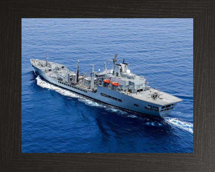 RFA Wave Knight A389 Wave Class Tanker August 2021 Haiti Black Hawk Flight Deck