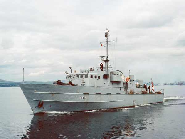 HMS Peterel P262 Bird Class Patrol Vessel 1976