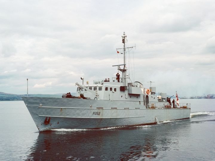 HMS Peterel P262 Bird Class Patrol Vessel 1976 Photo Print - Posters, Prints, & Visual Artwork - by Hampshire Prints (image 1 of 9)