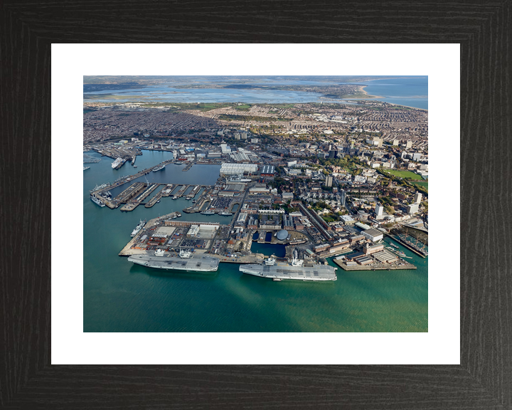 HMNB Portsmouth 2005 Aerial Photo Print - Posters, Prints, & Visual Artwork - by Hampshire Prints (image 2 of 9)