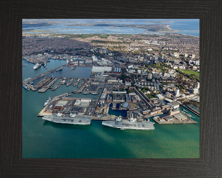 HMNB Portsmouth 2005 Aerial Photo Print - Posters, Prints, & Visual Artwork - by Hampshire Prints (image 3 of 9)