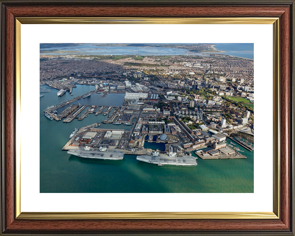 HMNB Portsmouth 2005 Aerial Photo Print - Posters, Prints, & Visual Artwork - by Hampshire Prints (image 8 of 9)