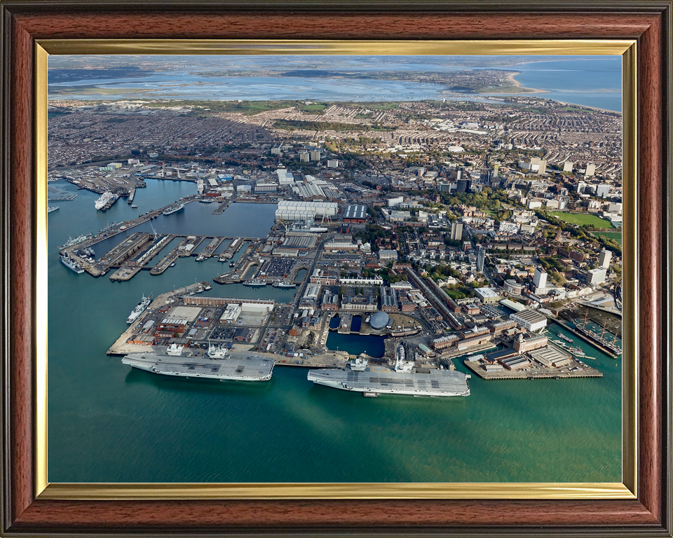 HMNB Portsmouth 2005 Aerial Photo Print - Posters, Prints, & Visual Artwork - by Hampshire Prints (image 9 of 9)