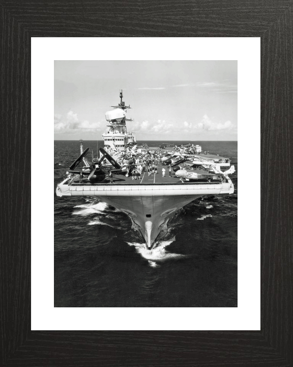HMS Victorious R38 Illustrious Class Aircraft Carrier Bow View Photo Print - Posters, Prints, & Visual Artwork - by Hampshire Prints (image 2 of 9)