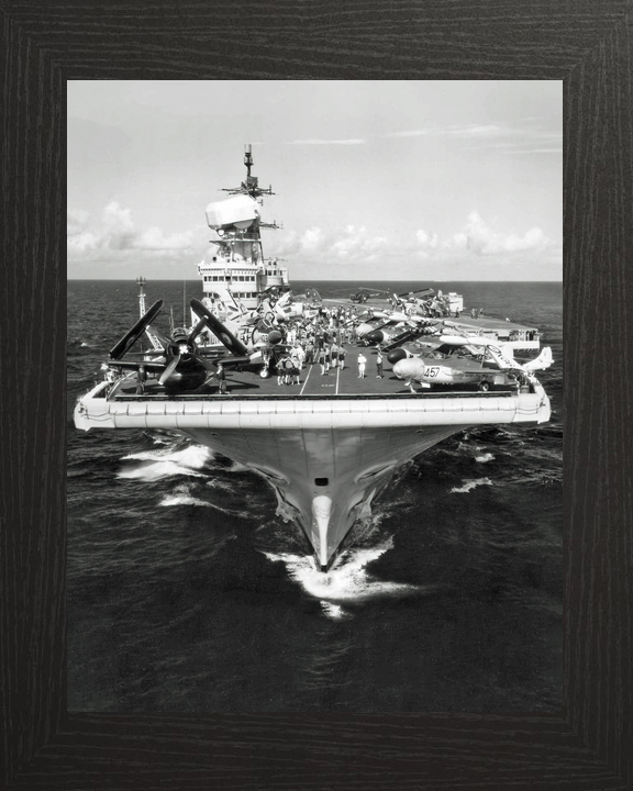 HMS Victorious R38 Illustrious Class Aircraft Carrier Bow View Photo Print - Posters, Prints, & Visual Artwork - by Hampshire Prints (image 3 of 9)