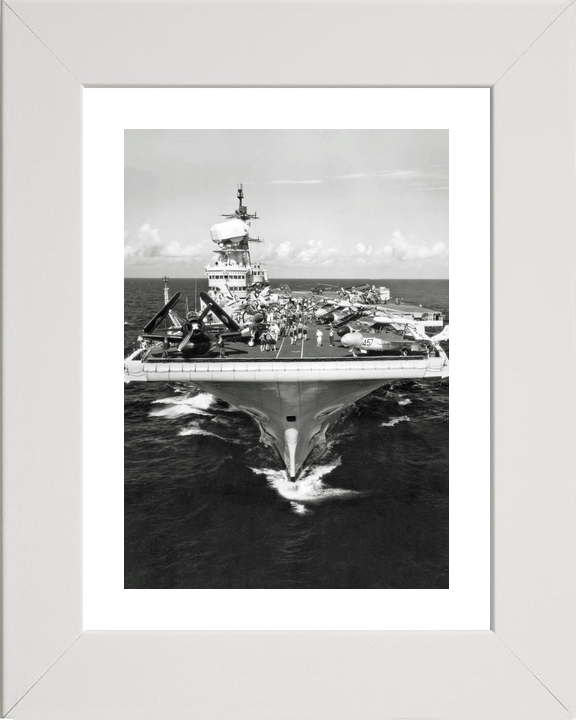 HMS Victorious R38 Illustrious Class Aircraft Carrier Bow View Photo Print - Posters, Prints, & Visual Artwork - by Hampshire Prints (image 4 of 9)