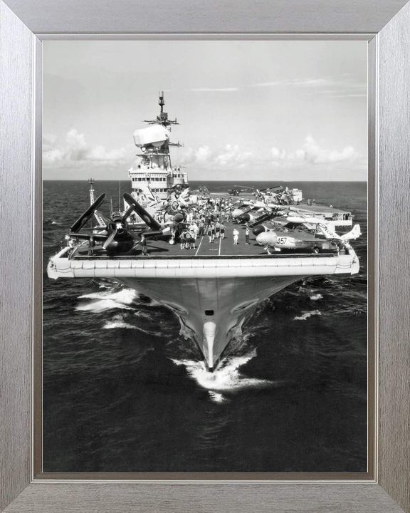 HMS Victorious R38 Illustrious Class Aircraft Carrier Bow View Photo Print - Posters, Prints, & Visual Artwork - by Hampshire Prints (image 7 of 9)