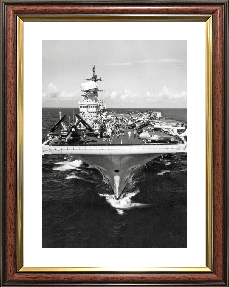 HMS Victorious R38 Illustrious Class Aircraft Carrier Bow View Photo Print - Posters, Prints, & Visual Artwork - by Hampshire Prints (image 8 of 9)
