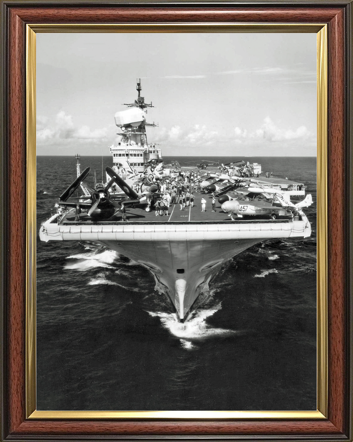 HMS Victorious R38 Illustrious Class Aircraft Carrier Bow View Photo Print - Posters, Prints, & Visual Artwork - by Hampshire Prints (image 9 of 9)