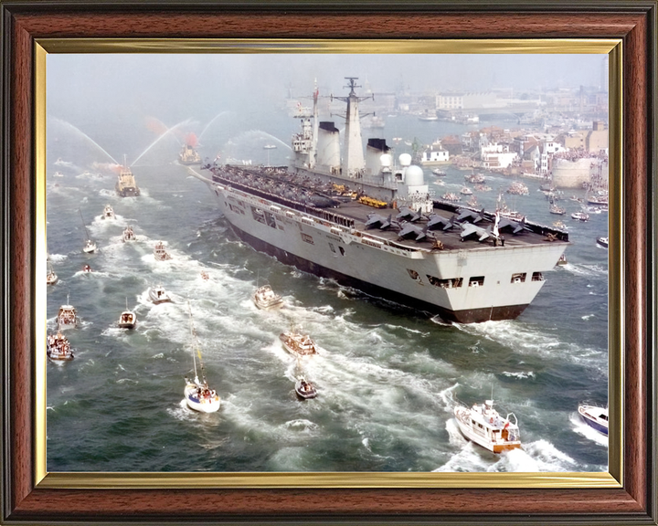 HMS Invincible R05 Invincible Class Aircraft Carrier September 1982 Photo Print - Posters, Prints, & Visual Artwork - by Hampshire Prints (image 9 of 9)