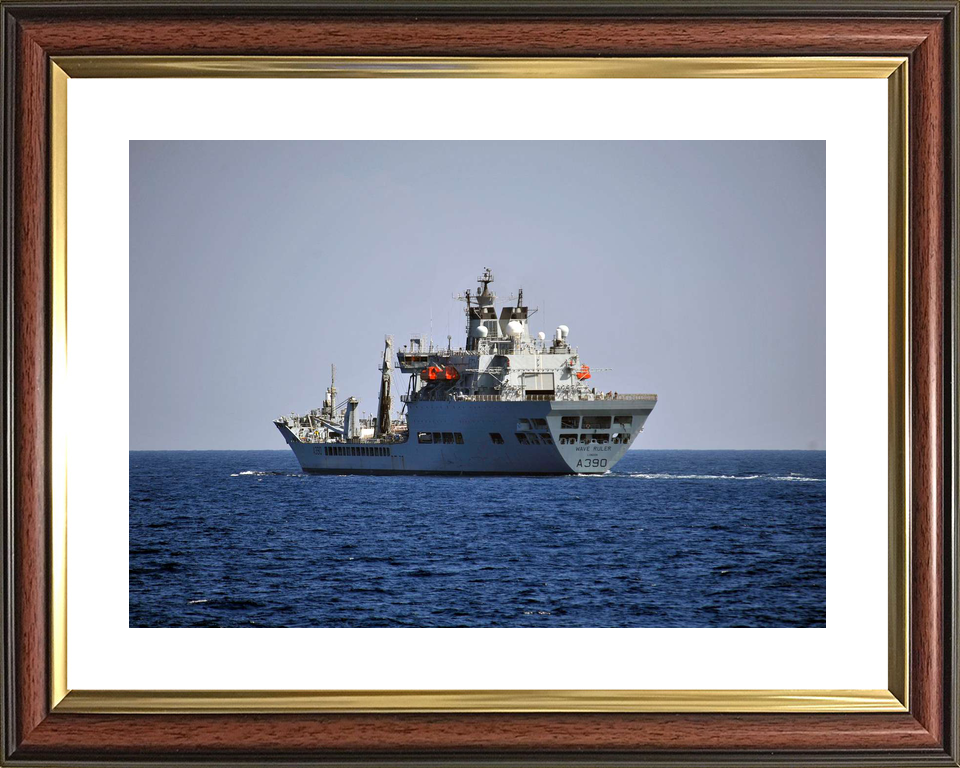 RFA Wave Ruler A390 Wave Class Tanker November 2012 Arabian Sea Low Port Quarter