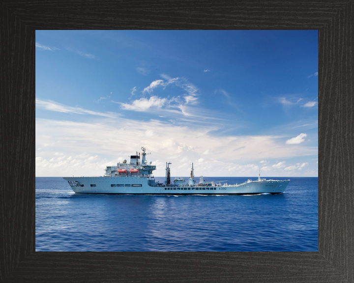 RFA Wave Ruler A390 Wave Class Tanker Starboard Beam View