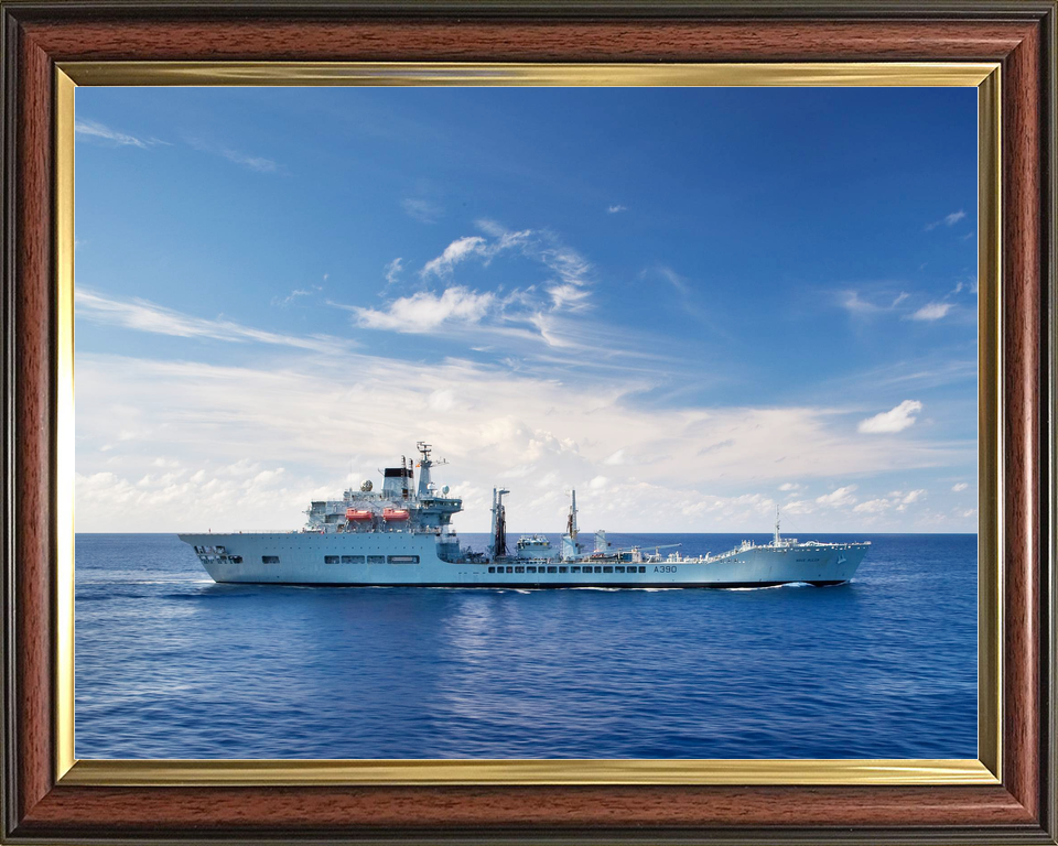 RFA Wave Ruler A390 Wave Class Tanker Starboard Beam View