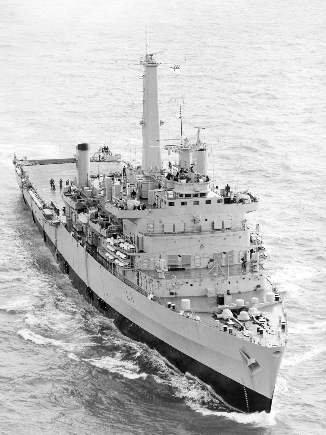 HMS Intrepid L11 Fearless Class Amphibious Ship Starboard Bow View Photo Print - Posters, Prints, & Visual Artwork - by Hampshire Prints (image 1 of 9)